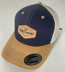 BDCTLM3-2 (NAVY AND GOLD / ECRU MESH)