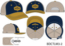 BDCTLM3-2 (NAVY AND GOLD / ECRU MESH)