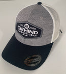 BDHPMT4-3 (BLACK CARBON HEATHER / WHITE MESH)